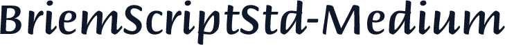 BriemScriptStd-Medium