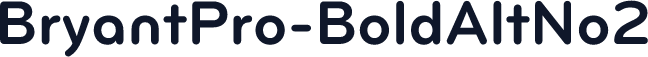 BryantPro-BoldAltNo2