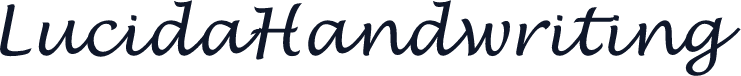 LucidaHandwriting