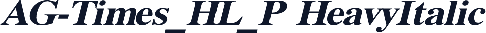 AG-Times_HL_P HeavyItalic