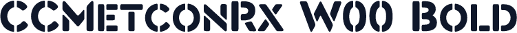 CCMetconRx W00 Bold