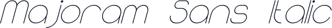 Majoram Sans Italic