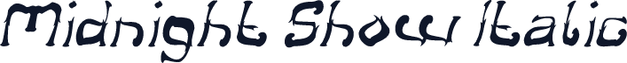 Midnight Show Italic