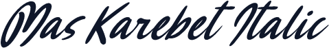 Mas Karebet Italic