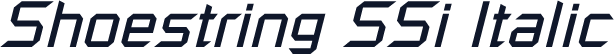 Shoestring SSi Italic