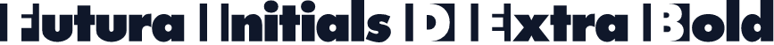 Futura Initials D Extra Bold