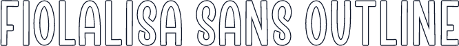 Fiolalisa Sans Outline