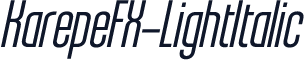 KarepeFX-LightItalic