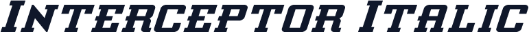 Interceptor Italic
