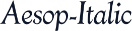 Aesop-Italic