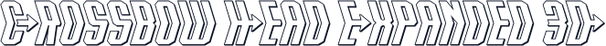Crossbow Head Expanded 3D
