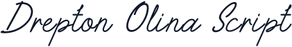 Drepton Olina Script