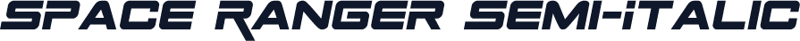Space Ranger Semi-Italic