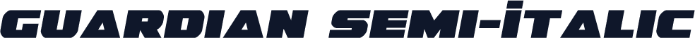 Guardian Semi-Italic