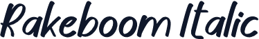 Rakeboom Italic