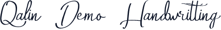 Qalin Demo Handwritting