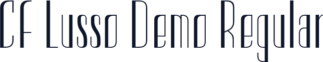 CF Lusso Demo Regular