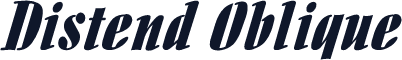 Distend Oblique