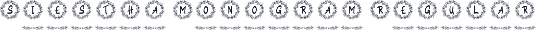 Siestha Monogram Regular