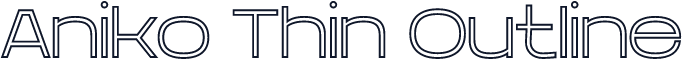 Aniko Thin Outline