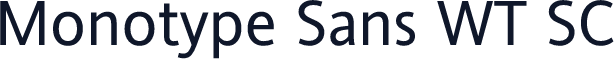Monotype Sans WT SC