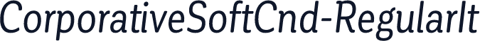 CorporativeSoftCnd-RegularIt