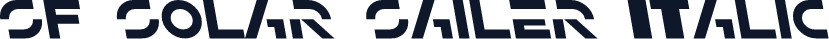 SF Solar Sailer Italic
