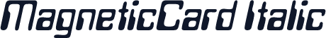 MagneticCard Italic
