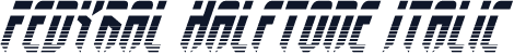 Fedyral Halftone Italic
