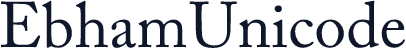 Ebham Unicode