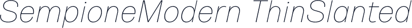 SempioneModern ThinSlanted
