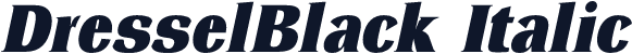 DresselBlack Italic