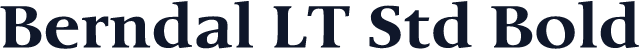 Berndal LT Std Bold
