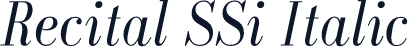 Recital SSi Italic