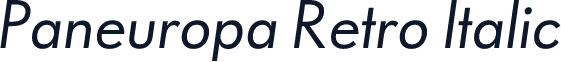 Paneuropa Retro Italic