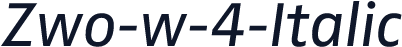 Zwo-w-4-Italic