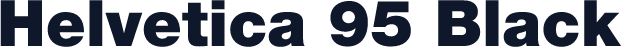 Helvetica 95 Black