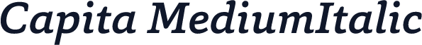 Capita MediumItalic