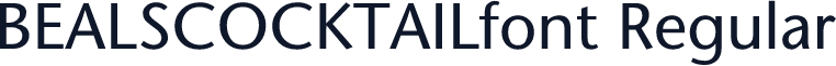 BEALSCOCKTAILfont Regular