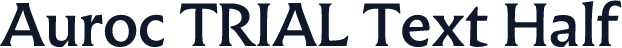 Auroc TRIAL Text Half