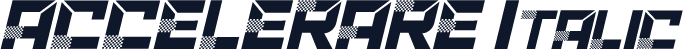 ACCELERARE Italic