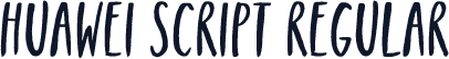 Huawei Script Regular