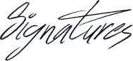 Signatures