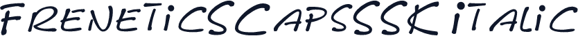 FreneticSCapsSSK Italic