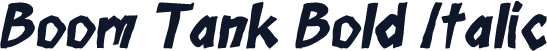 Boom Tank Bold Italic