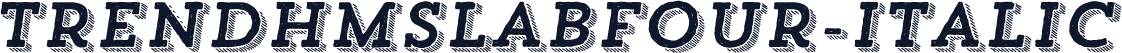 TrendHMSlabFour-Italic