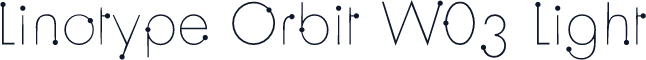 Linotype Orbit W03 Light