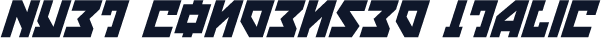 Nyet Condensed Italic