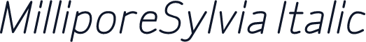 MilliporeSylvia Italic