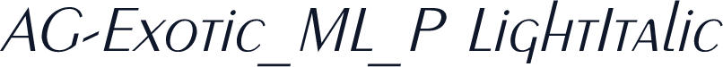 AG-Exotic_ML_P LightItalic